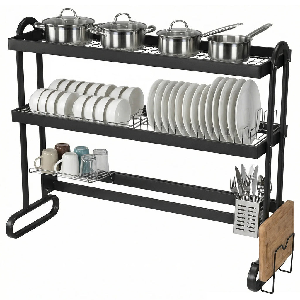 Stainless Steel Dish Drainer Over Sink