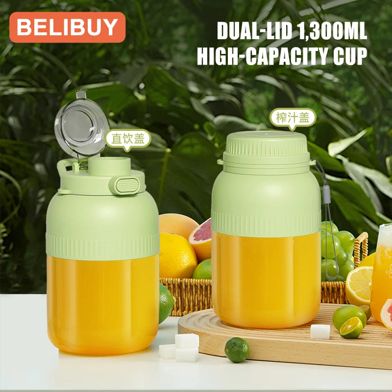 500/1300ML Electric Juicer Cup 6 Blades Blender