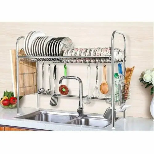 2Tier Dish Rack Stainless Steel