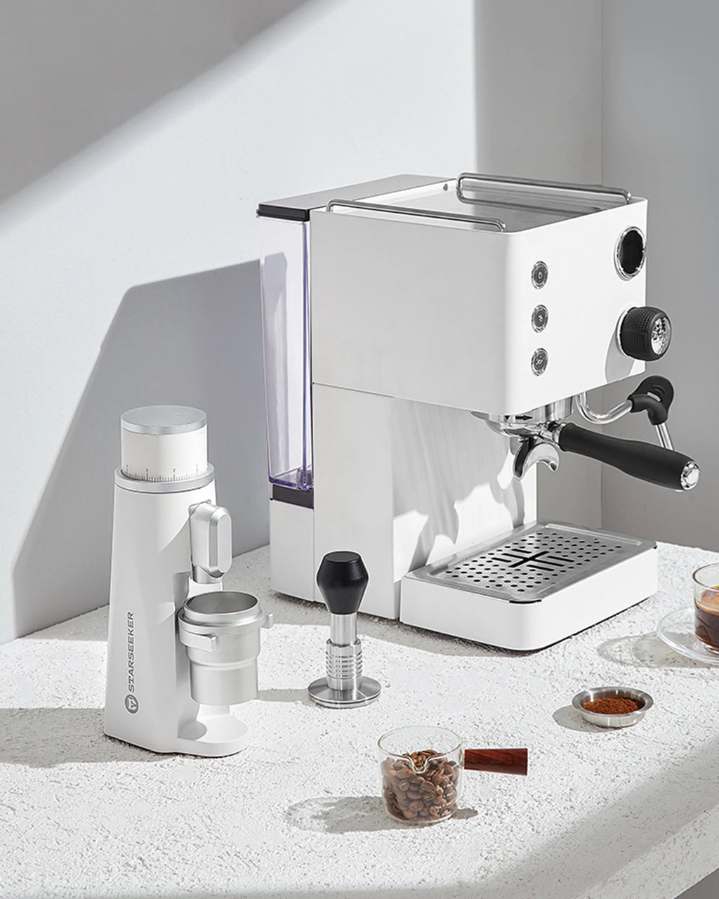 Stainless Steel Burr Coffee Grinder 48MM Espresso