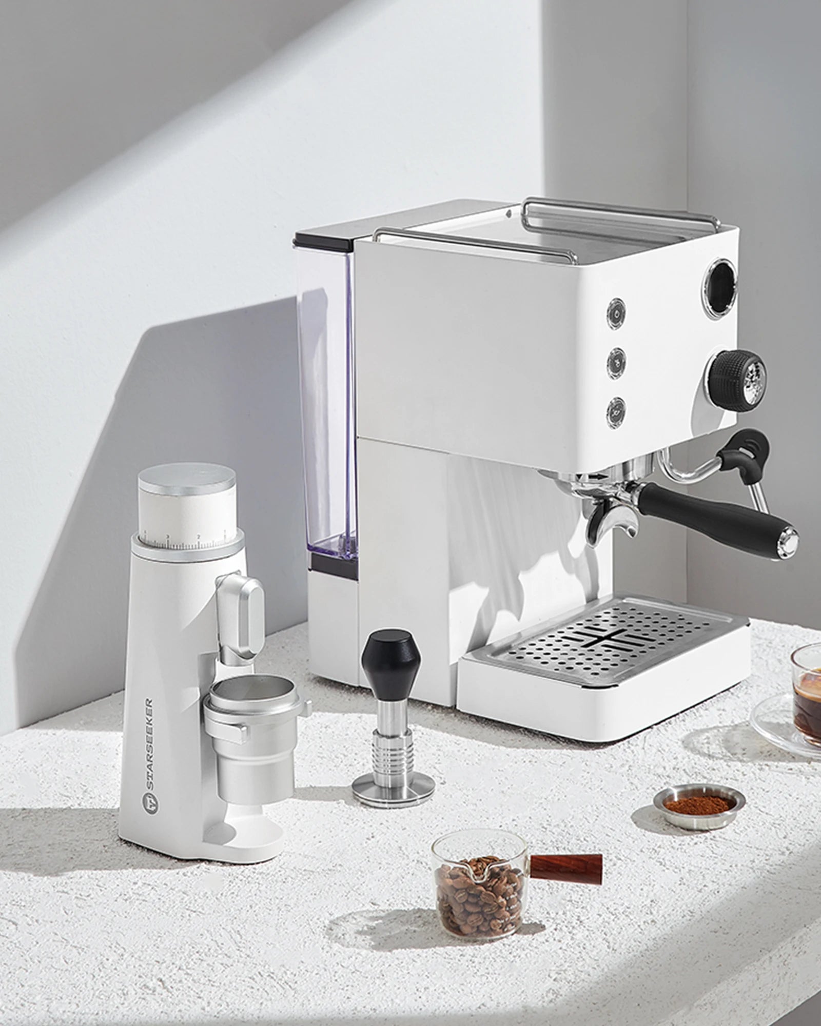Stainless Steel Burr Coffee Grinder 48MM Espresso