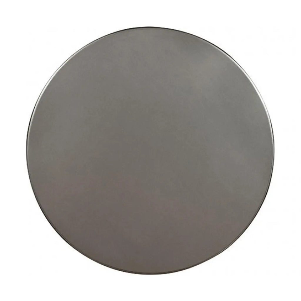 Contemporary Round Dining Table, Champagne