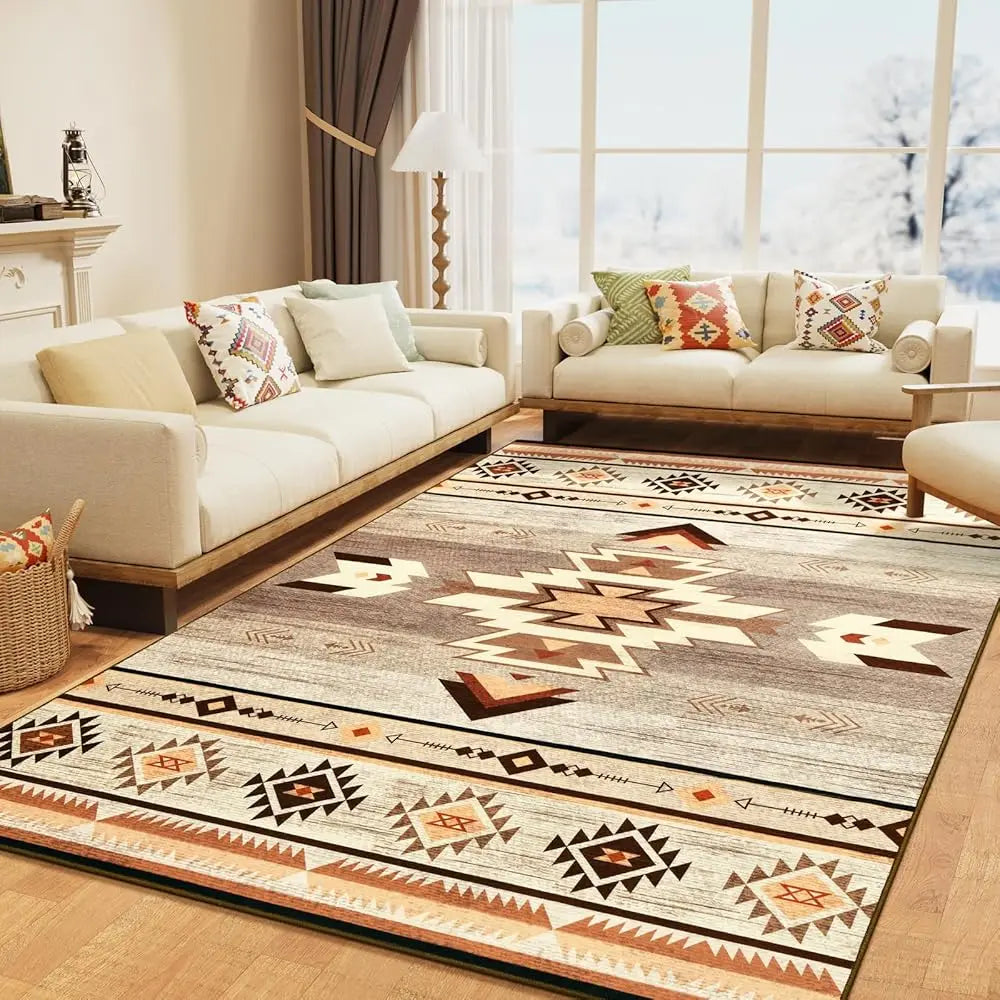 Living Room Rug - 5X7 Aesthetic Washable