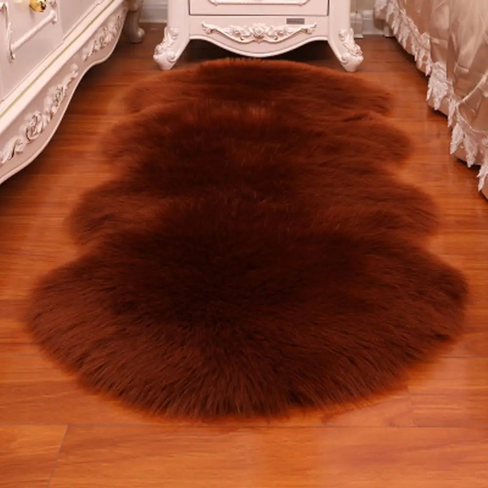 22x20 Washable Fluffy Sheepskin Rug