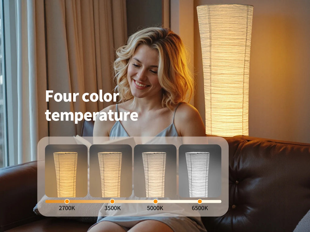 LED Paper & Chrome lamp