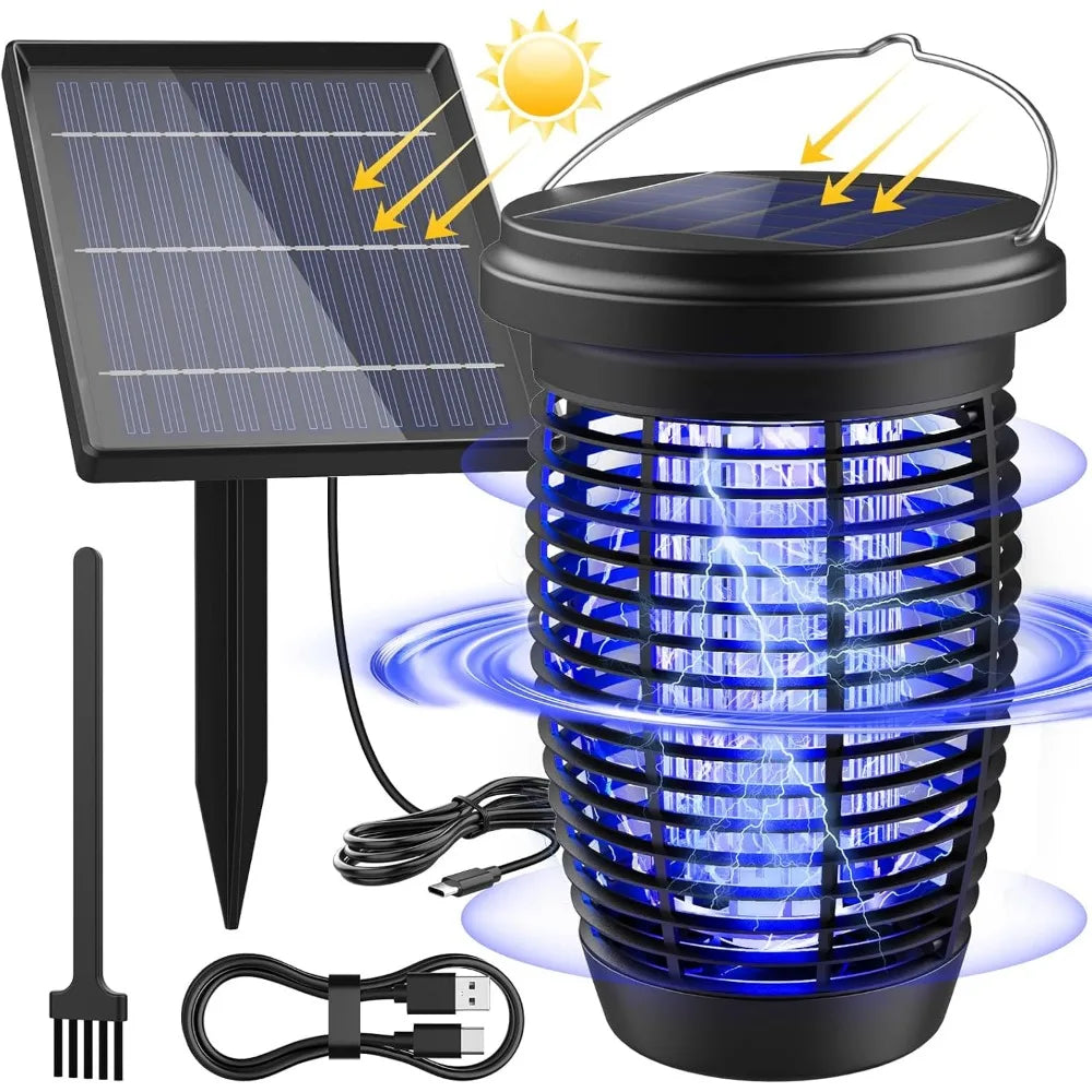 Solar Bug Zapper Lamp