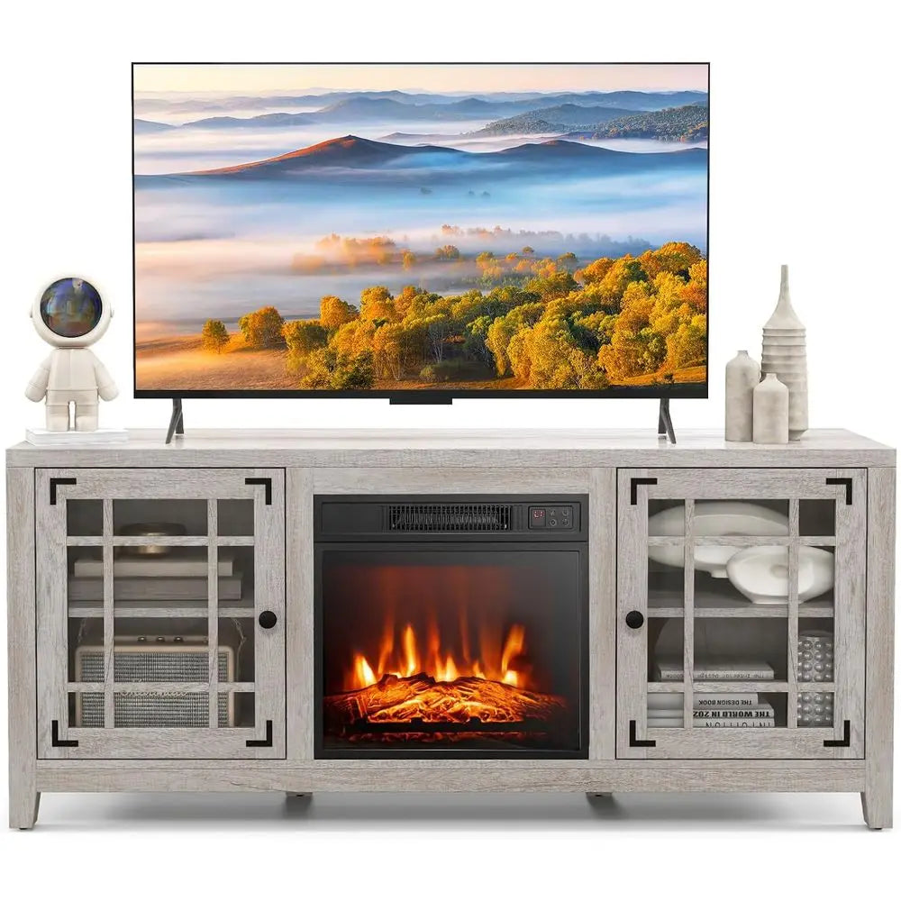 Electric Fireplace 18 Center, Remote/Thermostat