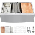 Farmhouse Kitchen Sink Stainless 30x22 Drop-In
