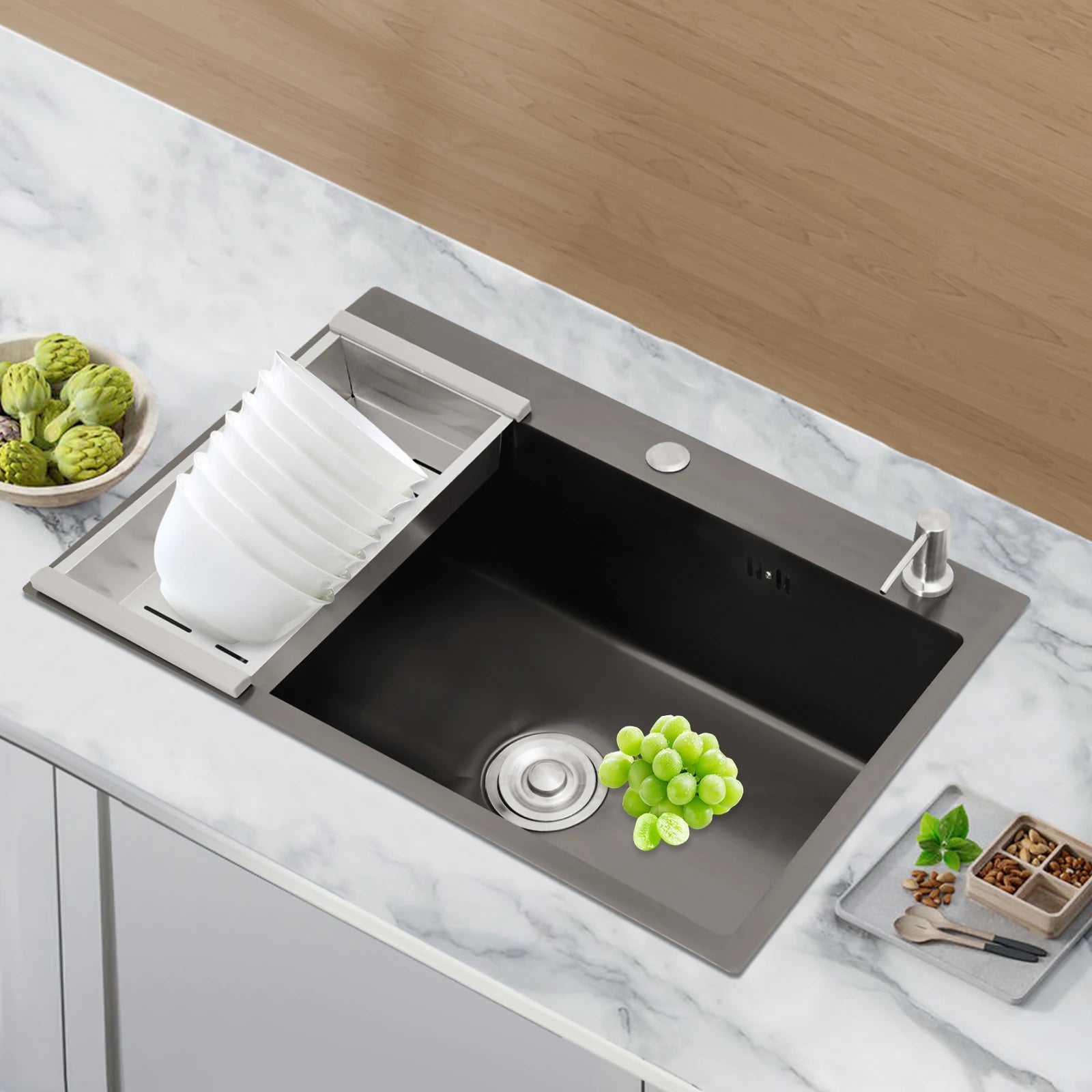Stainless Soap Dispenser Anti-overflow