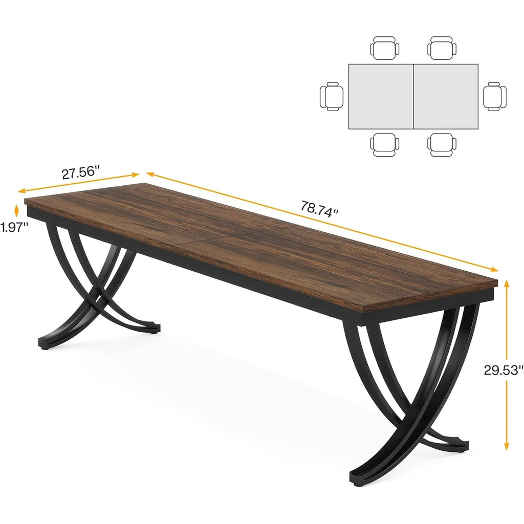 Rectangular for 6-8, 78" Farmhouse