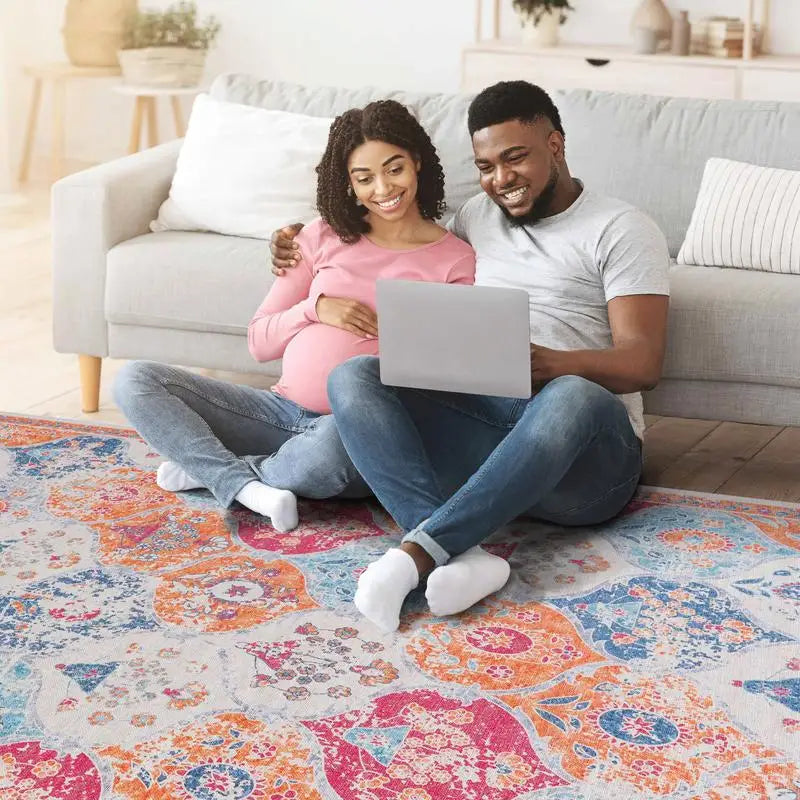 8x10 Washable Cream/pastels