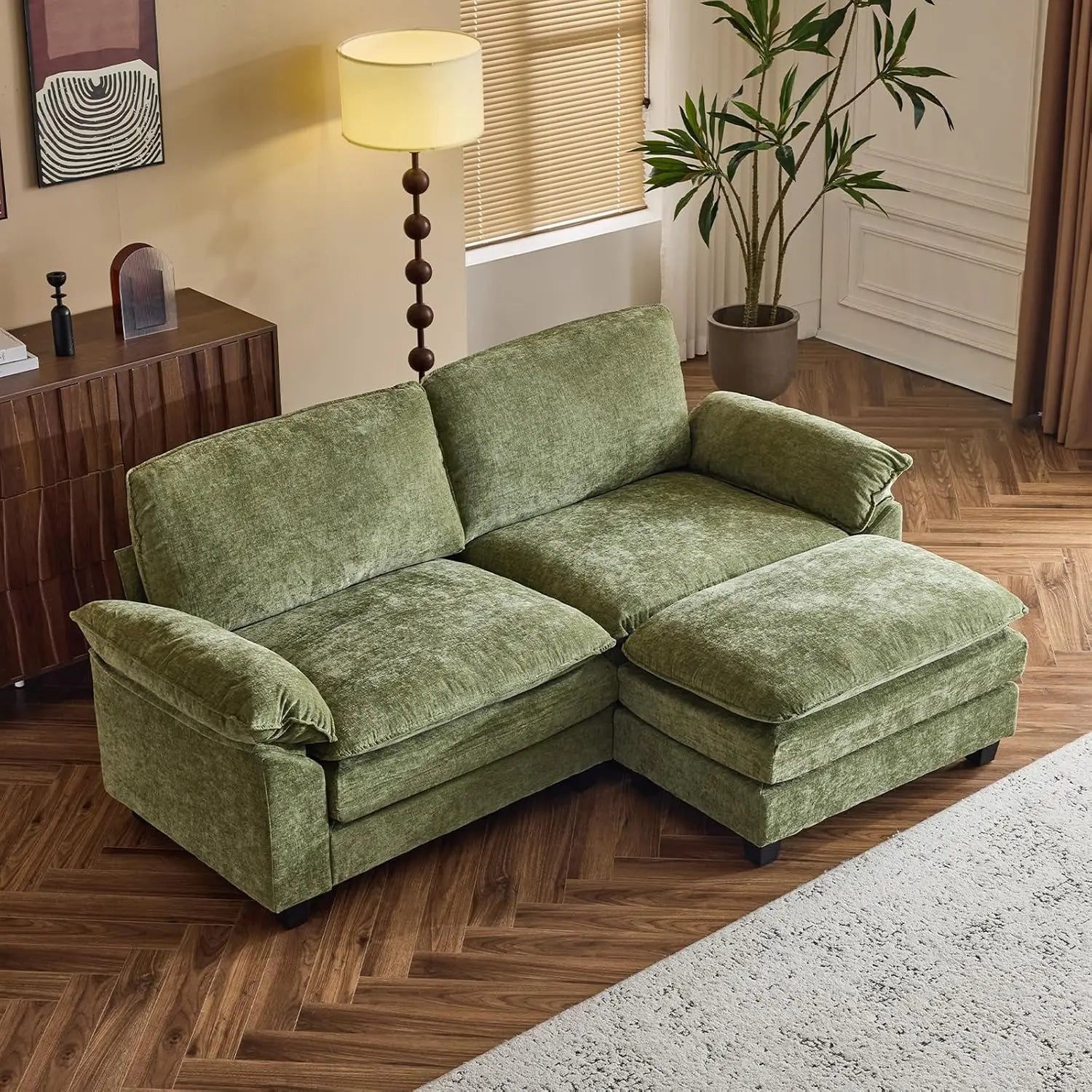 87" Convertible Sectional L-Shaped