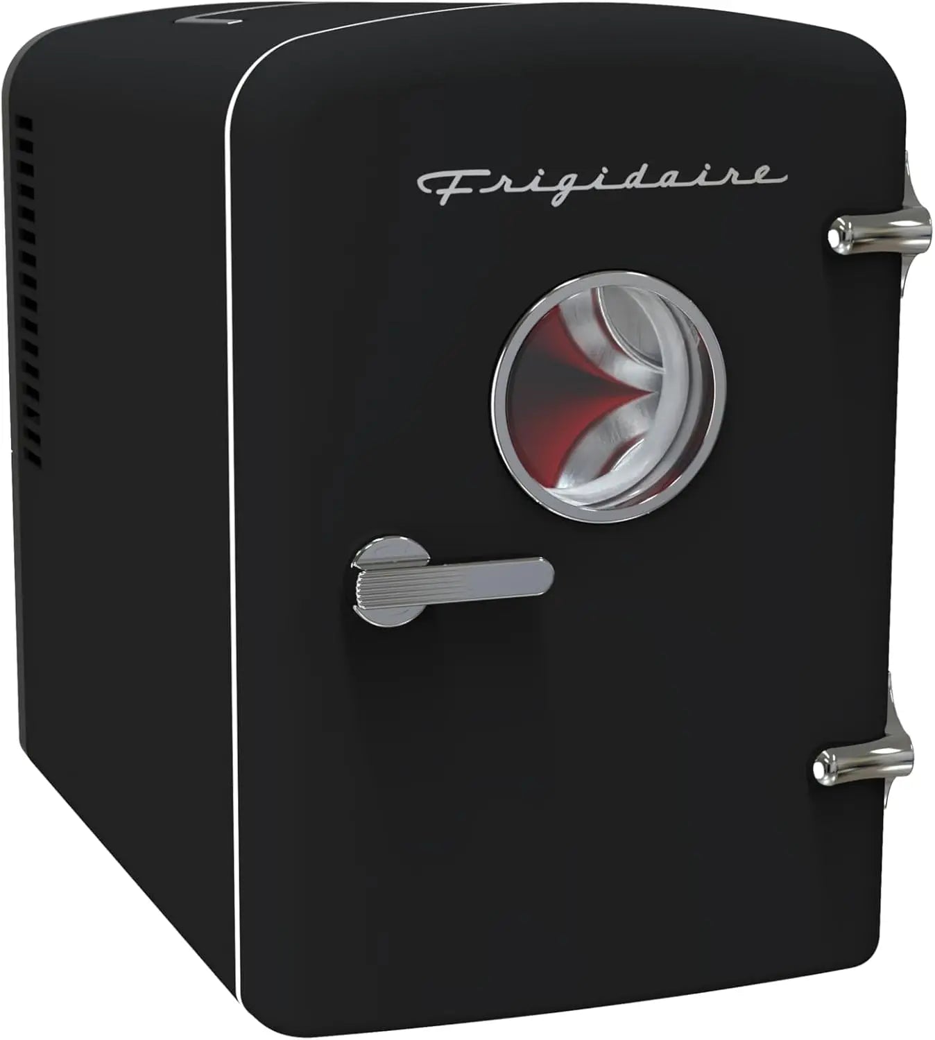 Retro 9-Can Mini Personal Fridge Portable