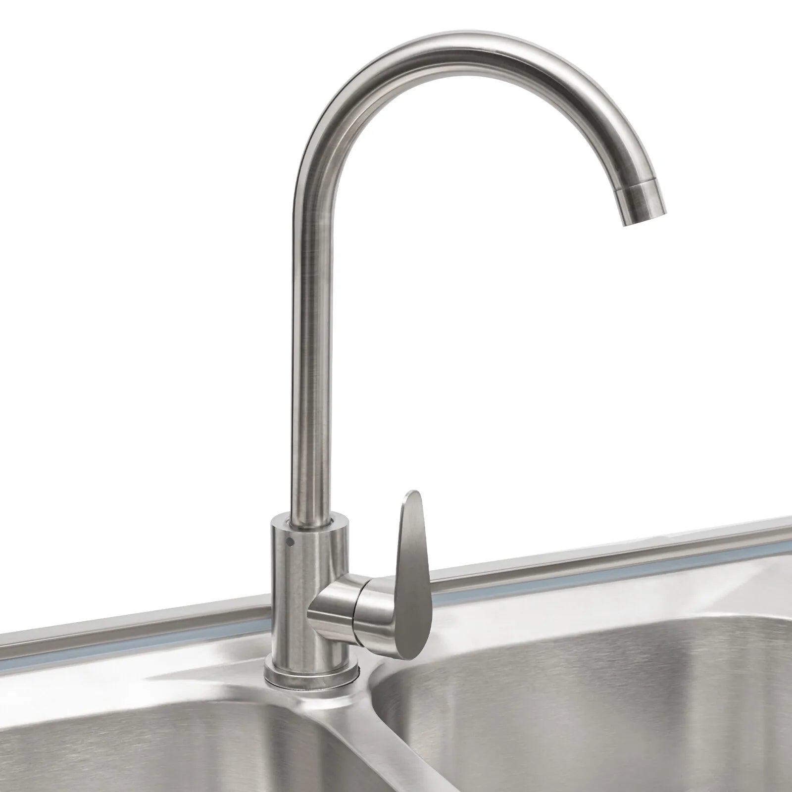 Stainless Free Standing Commercial Double Bowl
