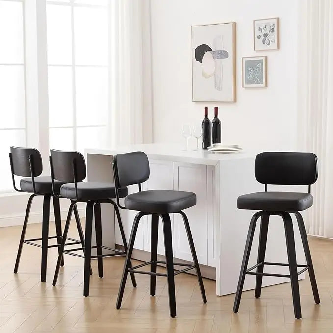 Set of 4 Swivel Counter Height