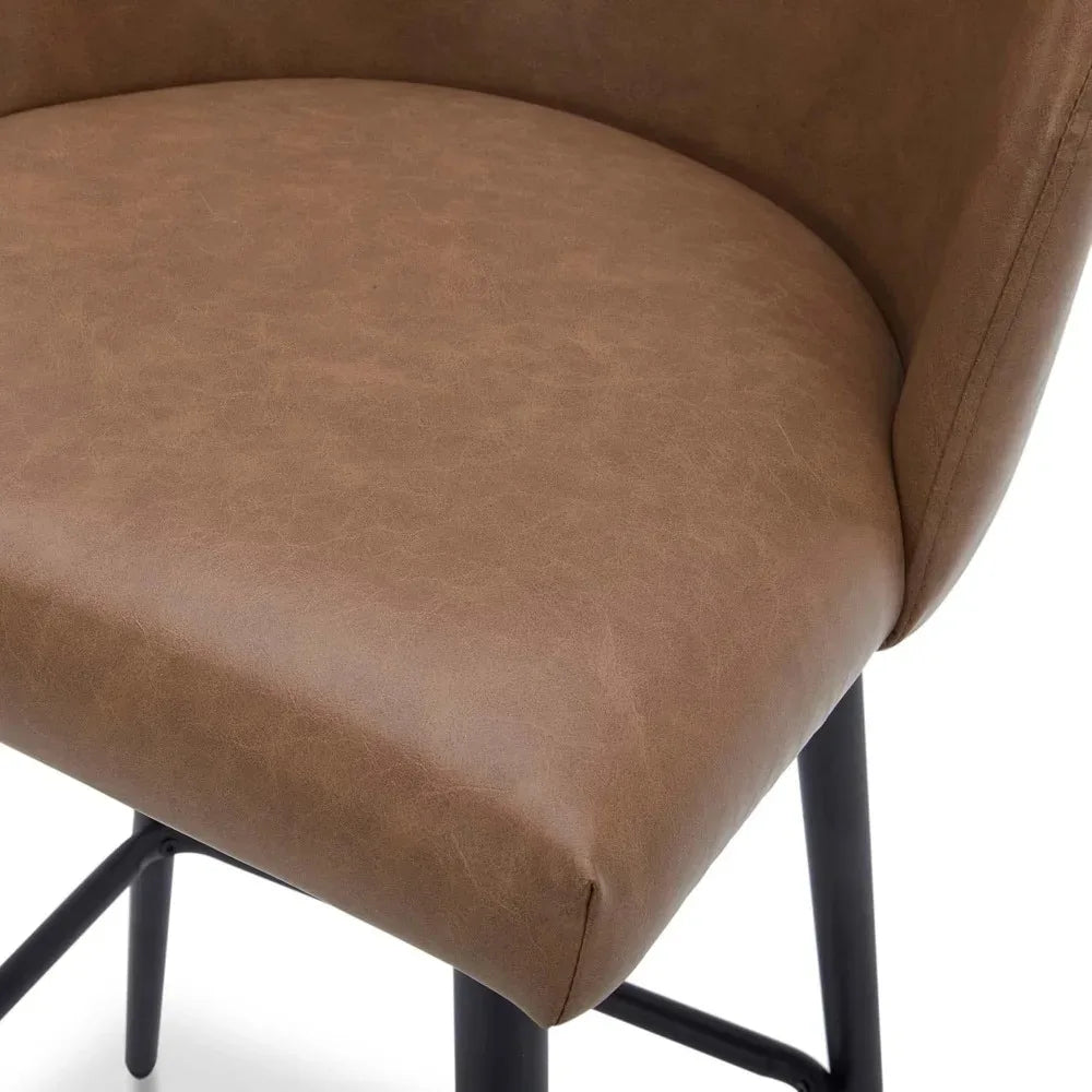 2 Modern Counter Height Bar Stools