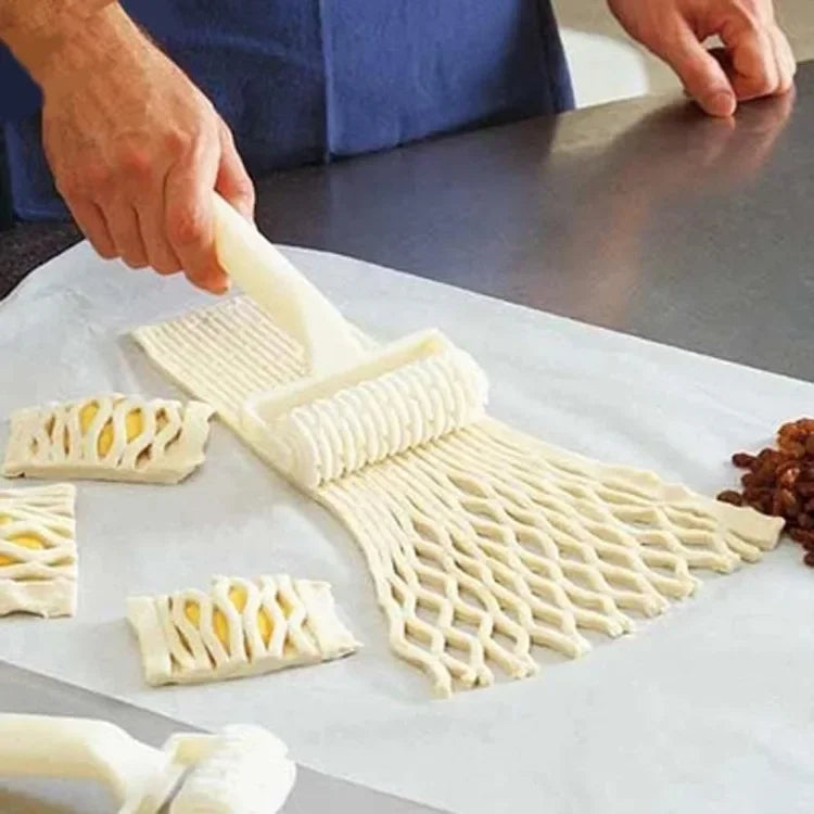 Plastic Pastry Pizza Lattice Roller Cutter