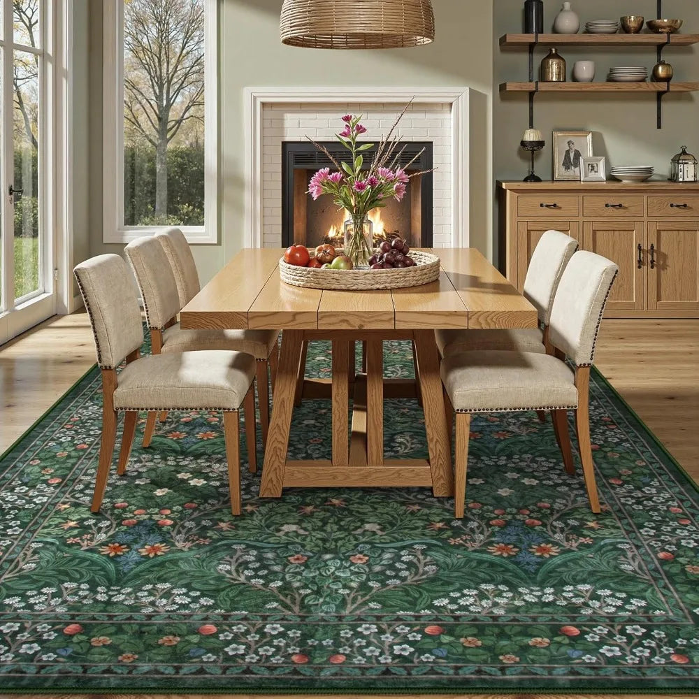 9x12 Soft Washable Stain-Resistant