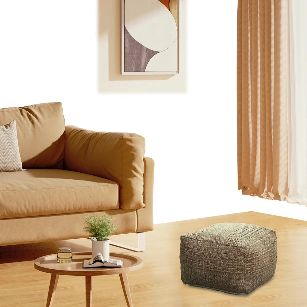 Footstool Nordic Style Woven