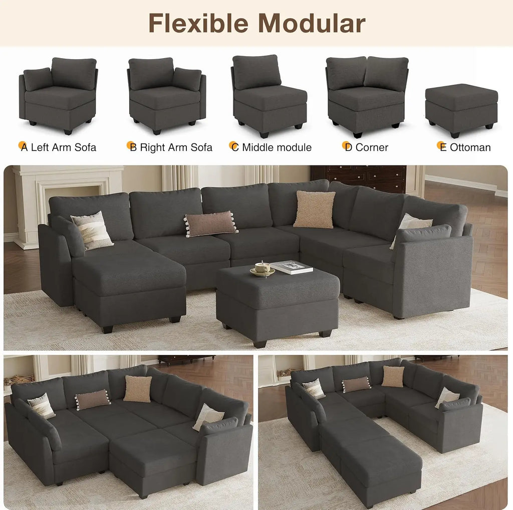 Large Modular Sectional Sofa