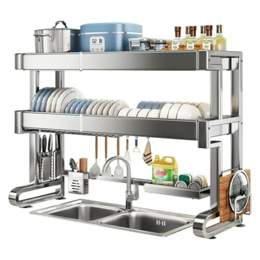 Dish Rack 3 Tier Full 304 Stainless Steel