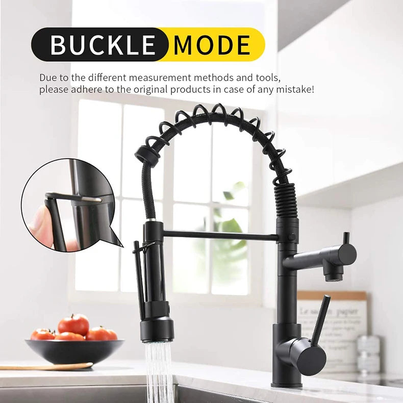 Brushed Nickel Faucet Pull-out Rotatable Swivel