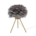 Grey Feather Desk Lamp