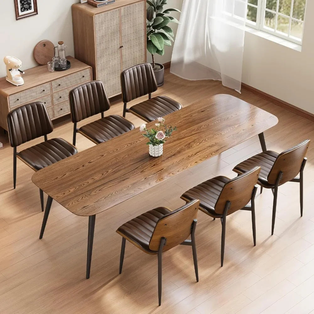 4 MCM Upholstered PU Leather