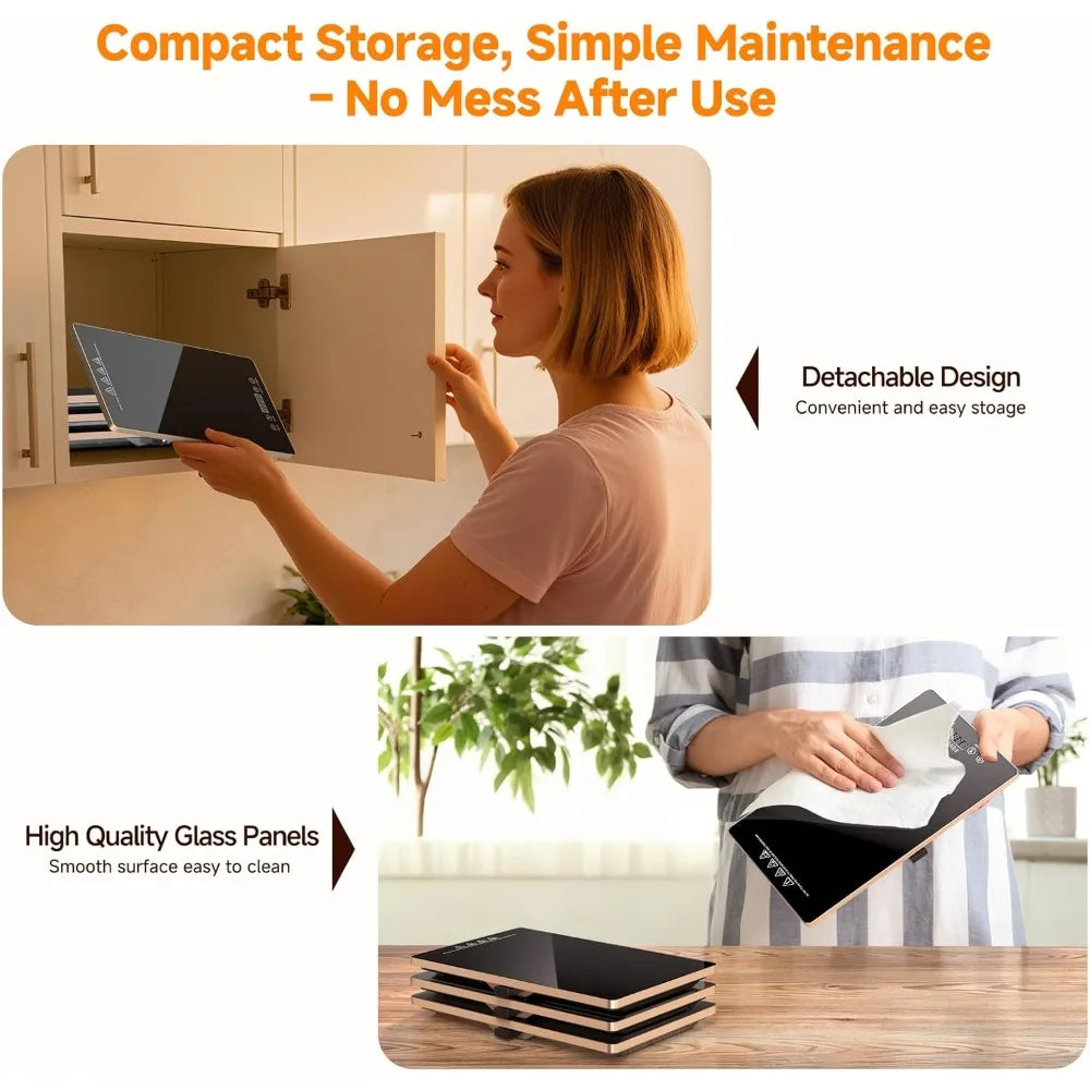 Electric Warming Tray, 4-in-1 Food Warmer