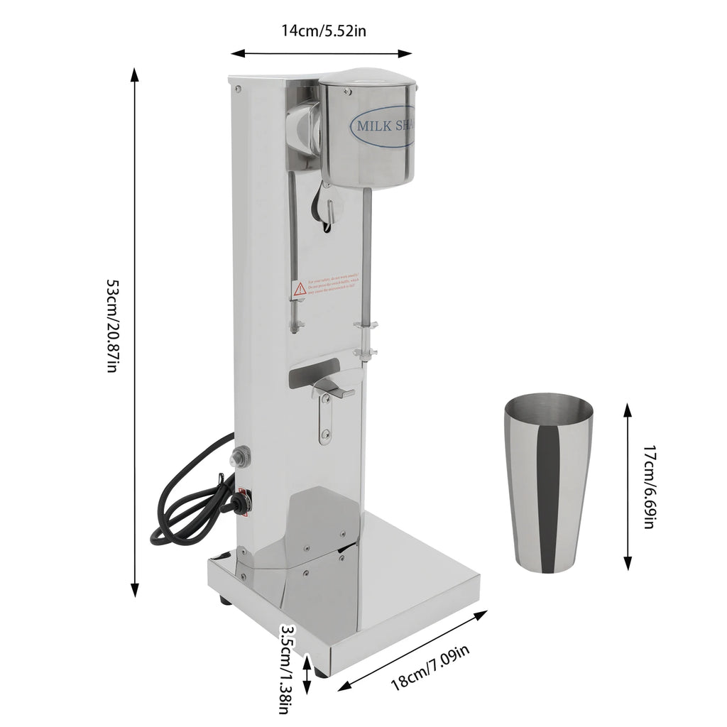 Commercial Electric Milkshake Maker Machine 110V 180W