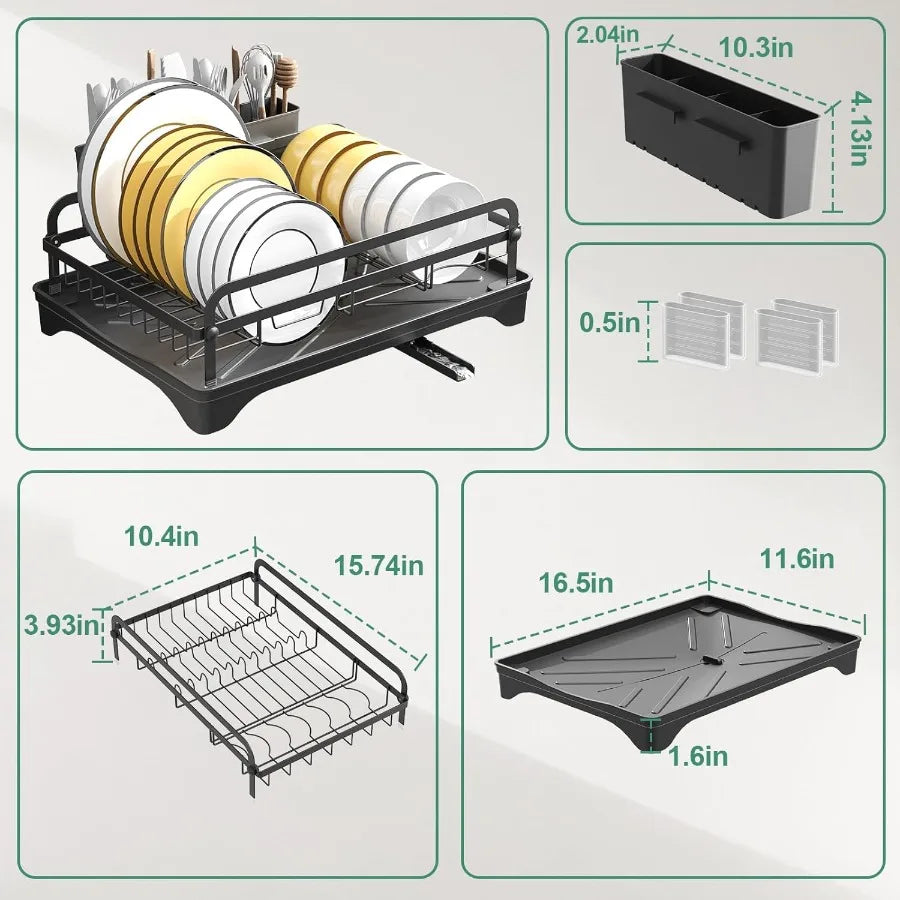 Dish Rack for Counter Large