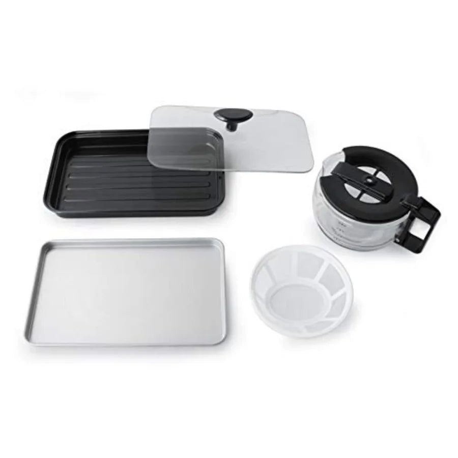 3in1 Breakfast Maker, Stainless & Black Design