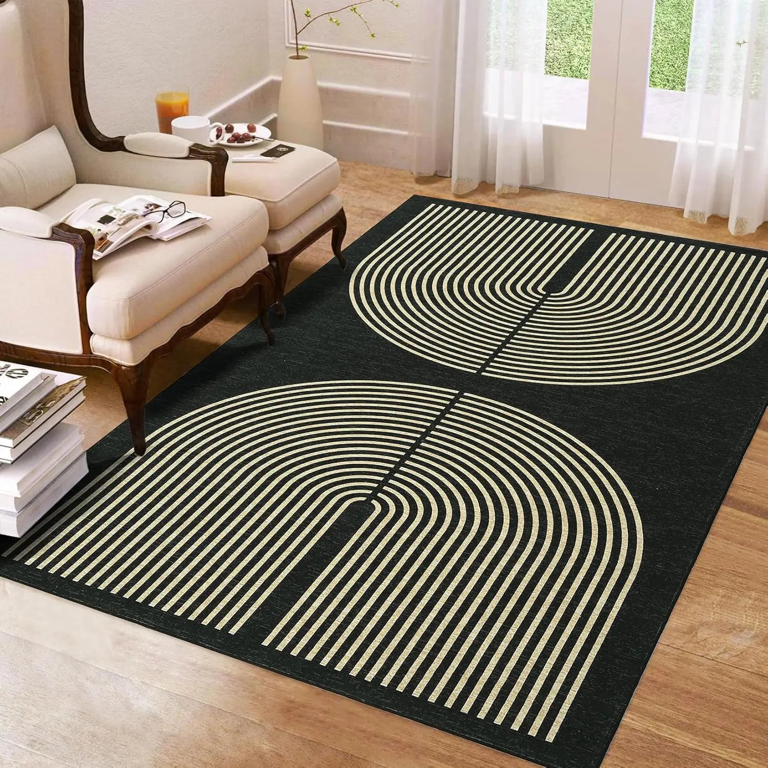 Modern Geometric Soft Washable