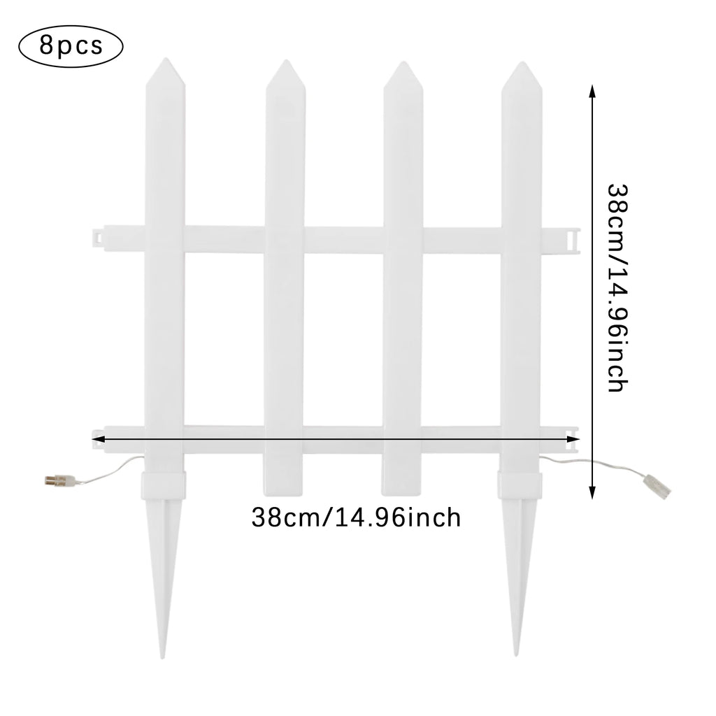 8 LED Fence Lights Waterproof