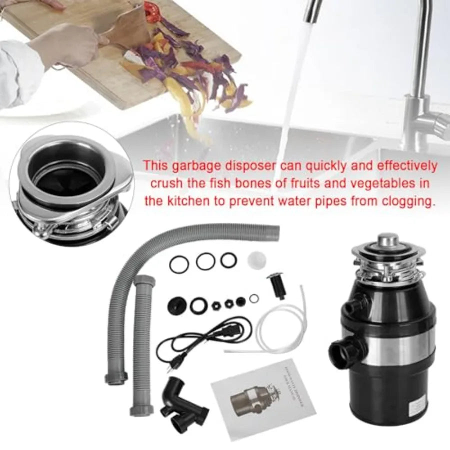 3/4 HP Disposer w/Plug