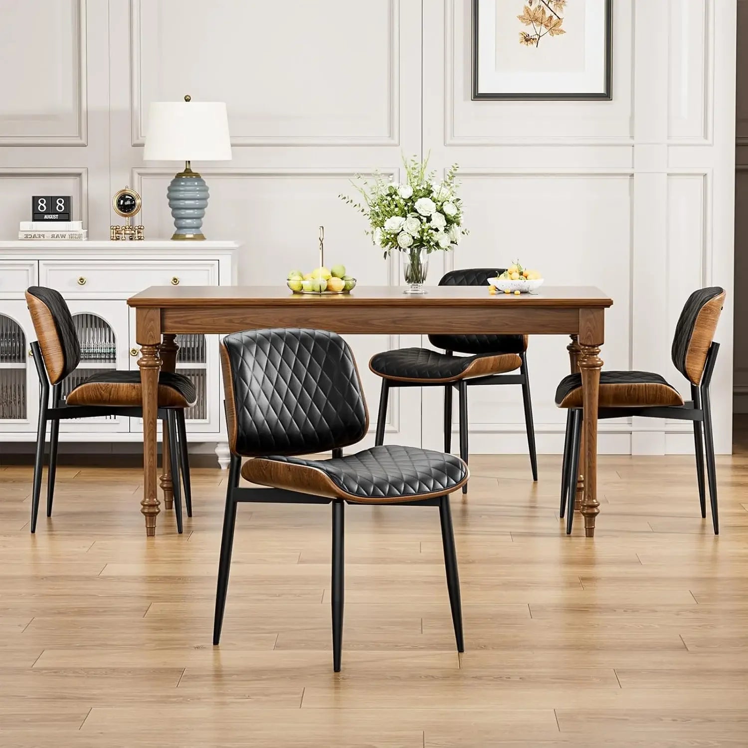 4 MCM Upholstered PU Leather