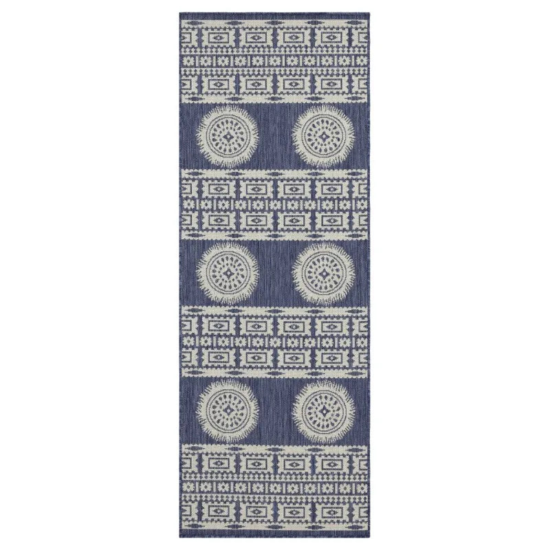 5'3"x7'3" Sunshine Blue Indoor/Outdoor