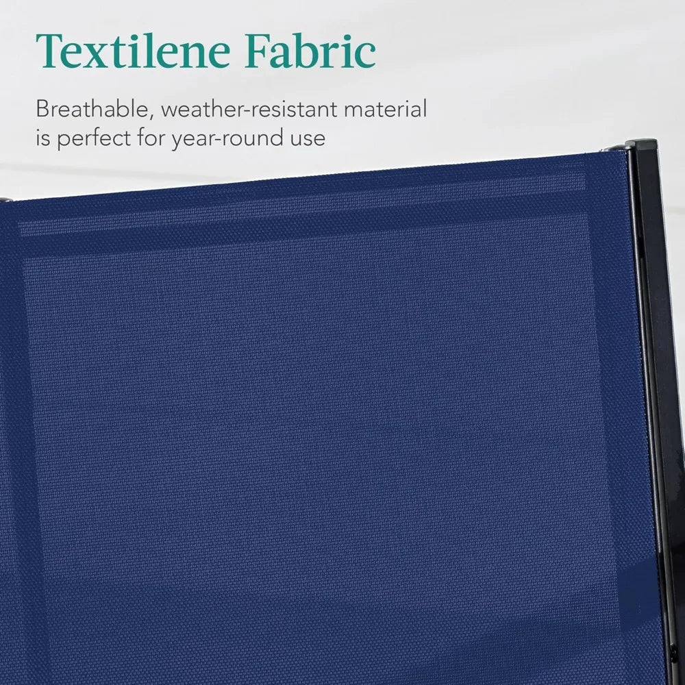 4-piece Textilene Patio Set