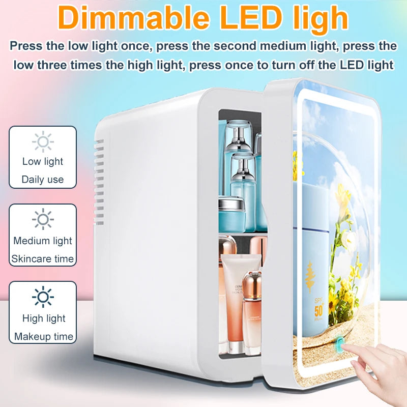 beauty skin cosmetics refrigerator