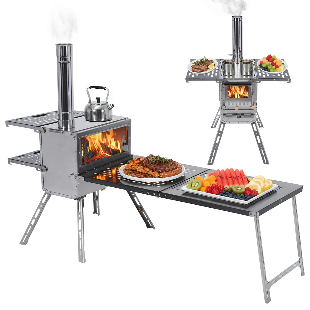 Tent Stove/Oven/Camping Table/Chimney