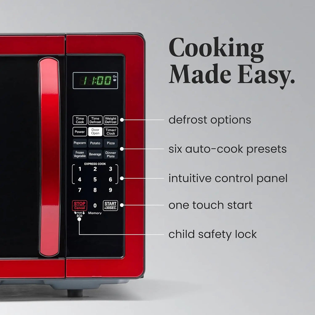 1.1 CF Microwave – 1000W, Metallic Red