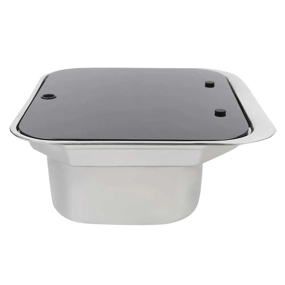 Undermount RV/Bar/Workstation with Folding Faucet & lid