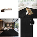 8x10 Ultra Soft Black High Pile