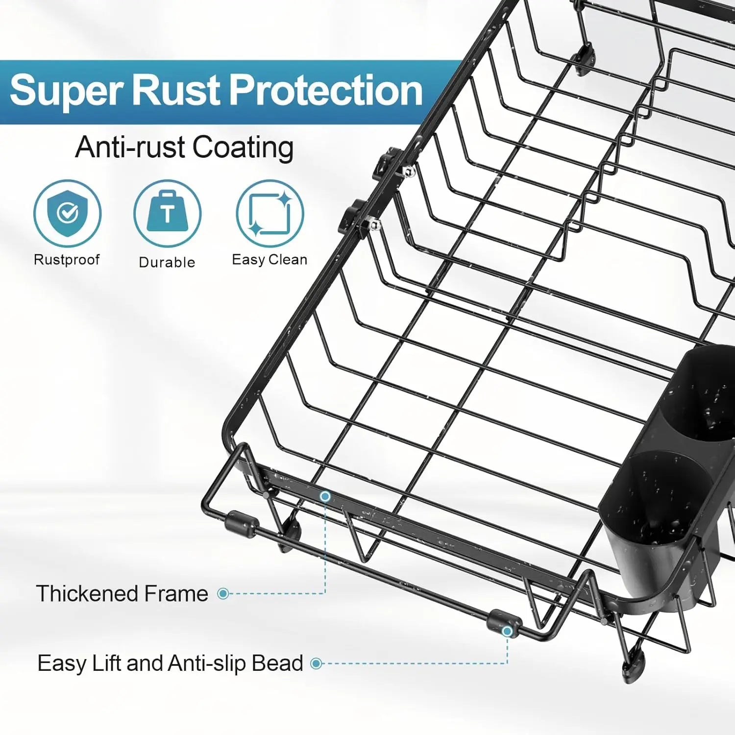 Expandable Dish Rack Heavy Duty