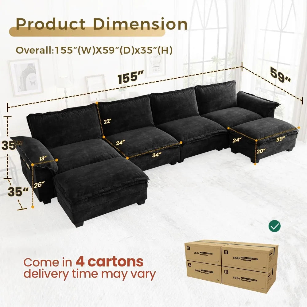 U-Shaped Modular Sectional