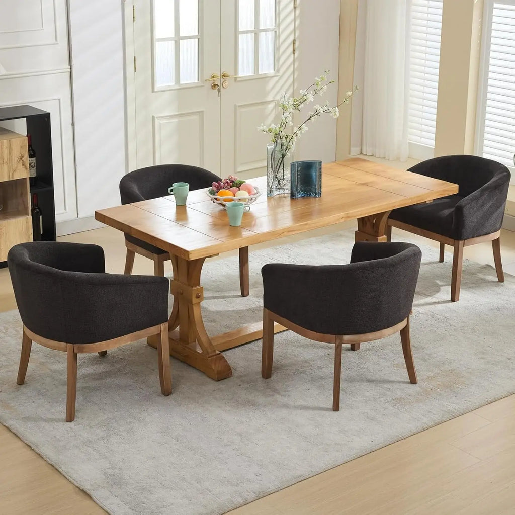 4 Mid Century Modern Barrel