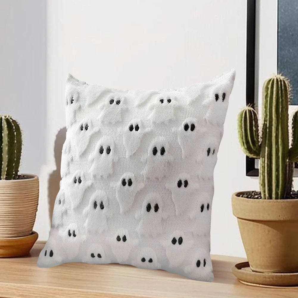 Halloween Knit Throw Pillow Covers