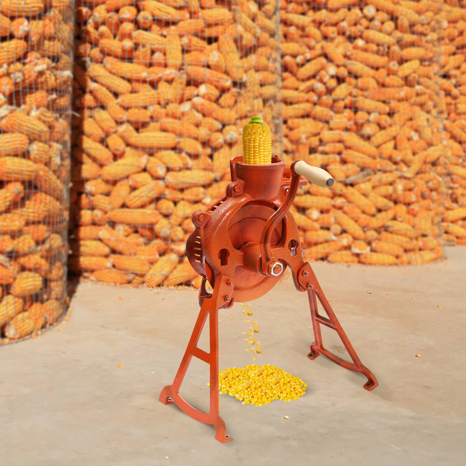 Manual Corn Thresher Hand Crank