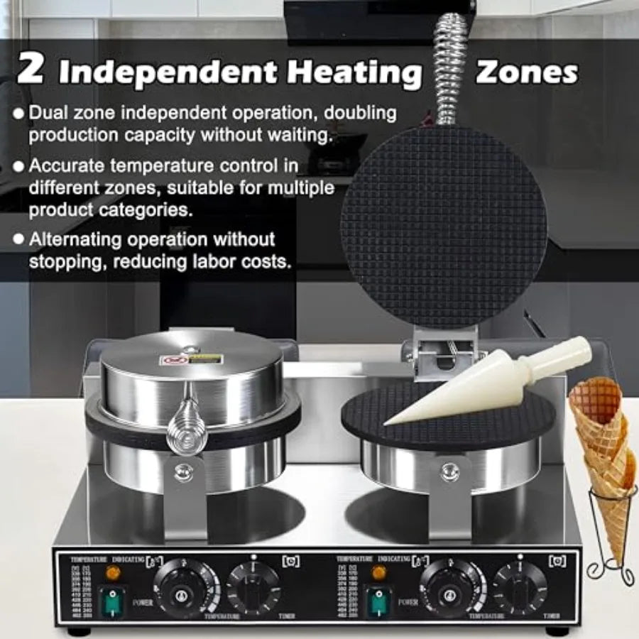 Commercial Waffle Cone Maker Commercial 2600W
