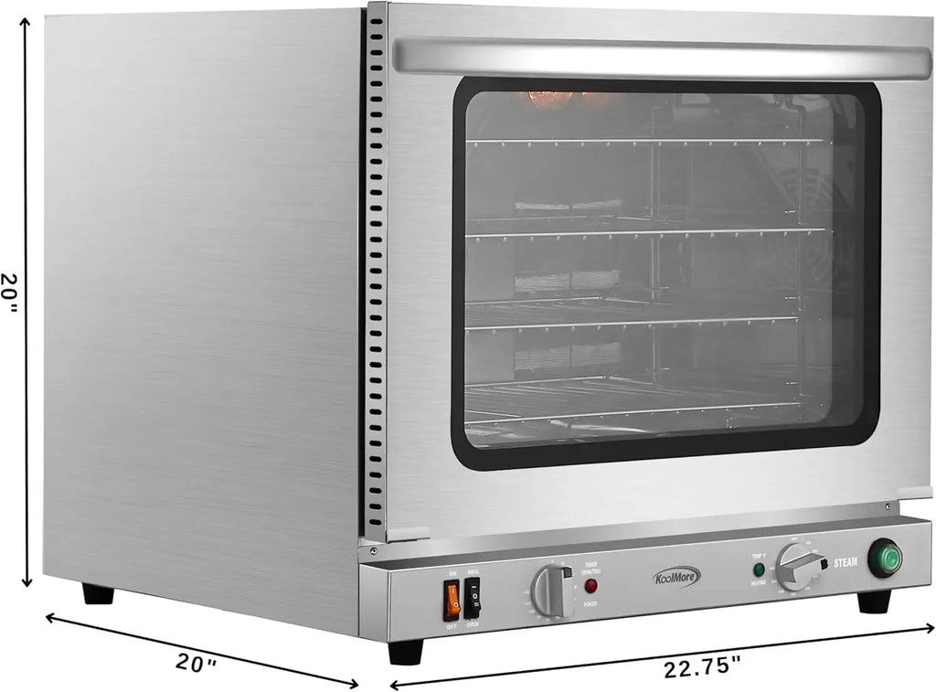 23 in. Commercial Countertop Oven with Steam